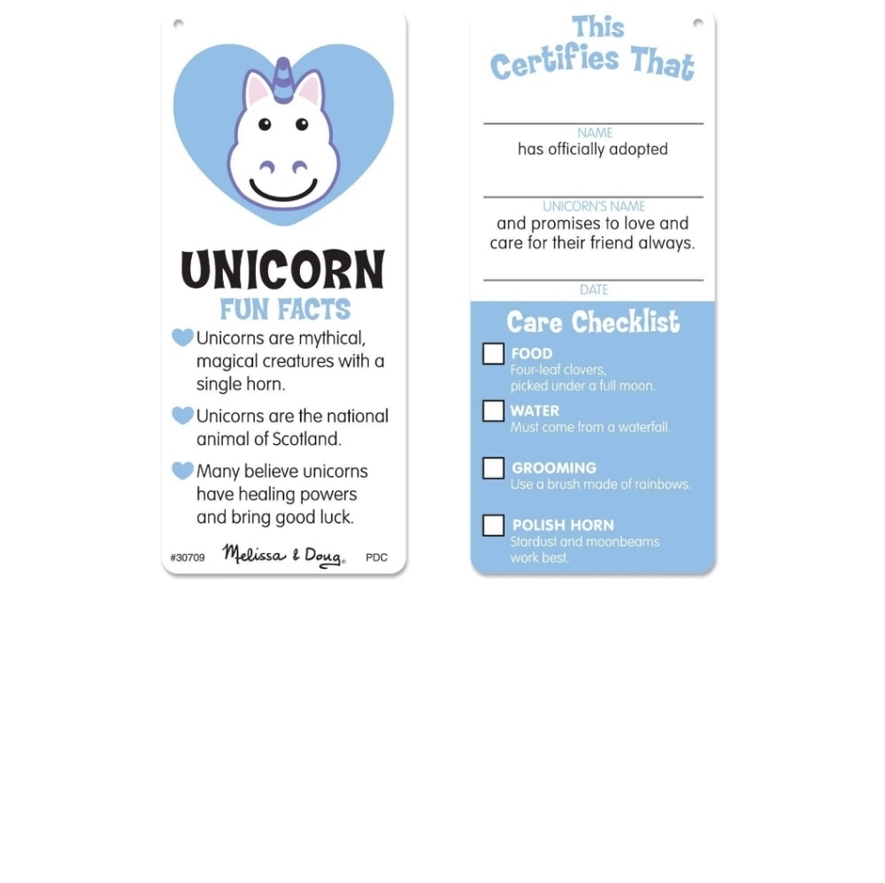 unicorn stuffed plush animal gift 27.5 " l… - Picture 3 of 9